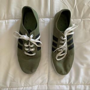 Men’s Adidas Olive Green Canvas Shoes